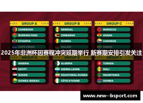 2025年非洲杯因赛程冲突延期举行 新赛期安排引发关注