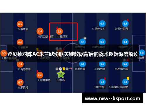 登贝莱对阵AC米兰欧协联关键数据背后的战术逻辑深度解读